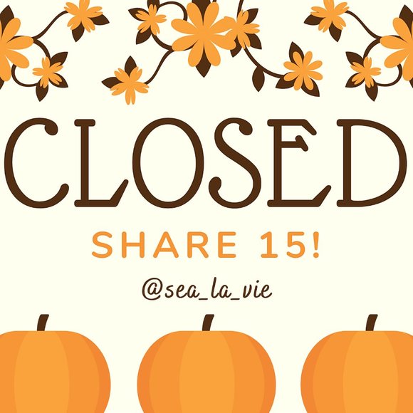 Accessories - 🍂CLOSED • Mon Nov 2 • Share 15 Group 🍂
